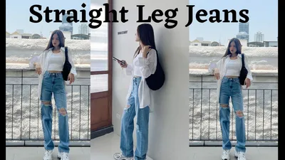 कंफर्टेबल और स्टाइलिश लुक के लिए ट्राई करें स्ट्रेट जींस  straight leg jeans