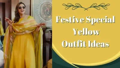 बसंत पंचमी की थीम है येलो  ट्राई कर सकती हैं ये आउटफिट्स  festive yellow outfit ideas