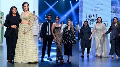 नेचर  विंटेज से लेकर डिस्को से प्रेरित रहा कलेक्शन  पेस्टल कलर ने किया ट्रेंड  lakme fashion week 2023 highlights