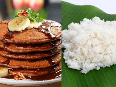 बचे हुए चावल से बनाए स्वादिष्ट पैनकेक  बच्चों को भी आएगा पसंद  leftover rice pancakes recipe