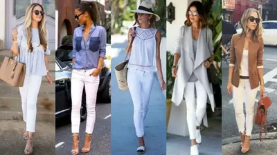व्हाइट कलर की जींस के साथ इस कलर के टॉप पहनेंगे तो लगेंगे क्लासी  tops with white jeans
