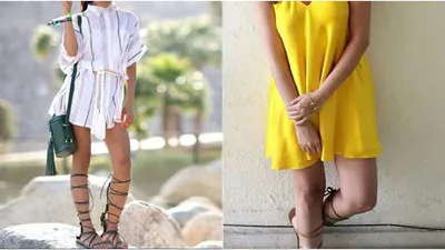 ग्लेडिएटर सैंडल्स पहनकर पैरों को दे सकती हैं खूबसूरत लुक  देखें डिजाइन  gladiator sandals