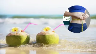 नारियल पानी पीने से कुछ ही दिनों में बैली फैट होगा कम  coconut water for weight loss